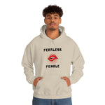 Fearless Female (Lips) - Women's Hooded Sweatshirt