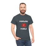 Fearless Female (Lips) - Women's Heavy Cotton Tee
