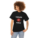 Fearless Female (Lips) - Women's Heavy Cotton Tee