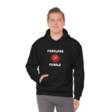 Fearless Female (Lips) - Women's Hooded Sweatshirt