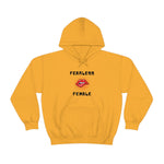 Fearless Female (Lips) - Women's Hooded Sweatshirt