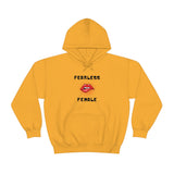 Fearless Female (Lips) - Women's Hooded Sweatshirt