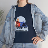 Life Is Short - Men's Heavy Cotton Tee