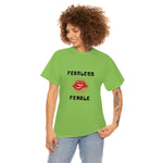 Fearless Female (Lips) - Women's Heavy Cotton Tee