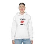 Fearless Female (Lips) - Women's Hooded Sweatshirt