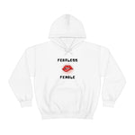 Fearless Female (Lips) - Women's Hooded Sweatshirt