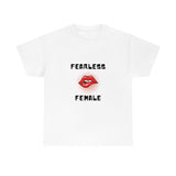 Fearless Female (Lips) - Women's Heavy Cotton Tee
