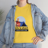 Life Is Short - Men's Heavy Cotton Tee