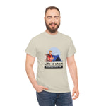 Life Is Short - Men's Heavy Cotton Tee