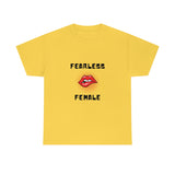 Fearless Female (Lips) - Women's Heavy Cotton Tee