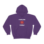 Fearless Female (Lips) - Women's Hooded Sweatshirt