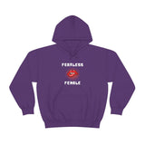 Fearless Female (Lips) - Women's Hooded Sweatshirt