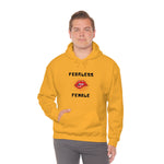 Fearless Female (Lips) - Women's Hooded Sweatshirt