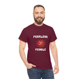 Fearless Female (Lips) - Women's Heavy Cotton Tee
