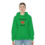 Fearless Female (Lips) - Women's Hooded Sweatshirt