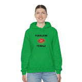 Fearless Female (Lips) - Women's Hooded Sweatshirt