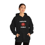 Fearless Female (Lips) - Women's Hooded Sweatshirt