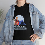 Life Is Short - Men's Heavy Cotton Tee