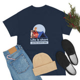 Life Is Short - Men's Heavy Cotton Tee