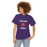 Fearless Female (Lips) - Women's Heavy Cotton Tee