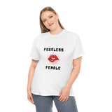 Fearless Female (Lips) - Women's Heavy Cotton Tee