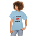 Fearless Female (Lips) - Women's Heavy Cotton Tee