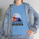 Life Is Short - Men's Heavy Cotton Tee