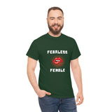Fearless Female (Lips) - Women's Heavy Cotton Tee