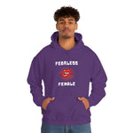 Fearless Female (Lips) - Women's Hooded Sweatshirt