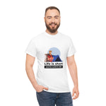 Life Is Short - Men's Heavy Cotton Tee