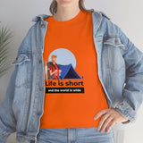 Life Is Short - Men's Heavy Cotton Tee