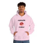 Fearless Female (Lips) - Women's Hooded Sweatshirt