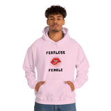 Fearless Female (Lips) - Women's Hooded Sweatshirt