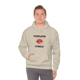 Fearless Female (Lips) - Women's Hooded Sweatshirt