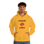 Fearless Female (Lips) - Women's Hooded Sweatshirt